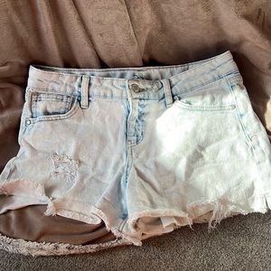 Girls cut off shorts size 14/16